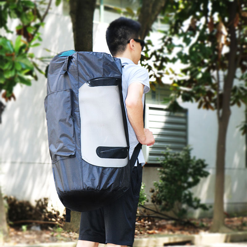 inflatable board is particularly portable