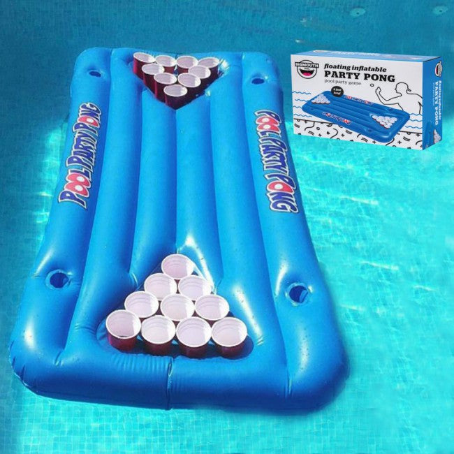 inflatable pool beer pong