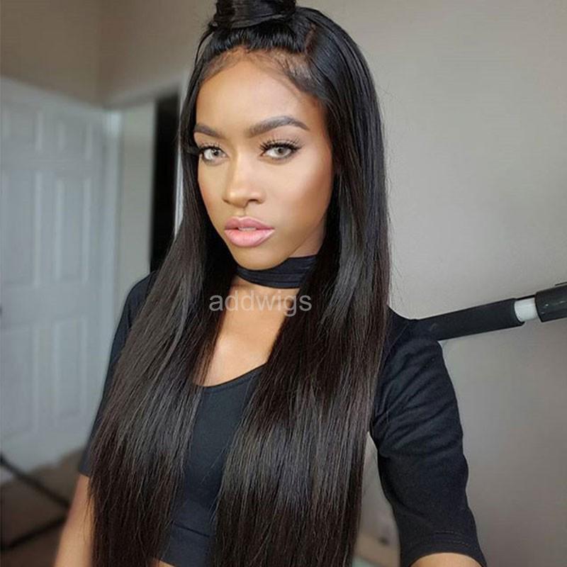 Silk Straight Lace Front Wig 13 6