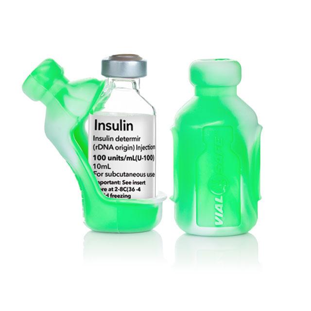 Vial Safe Impact Resistant Medication Vial Protector Tie Dye Green 2 Pack Diabeticsupply Co Uk