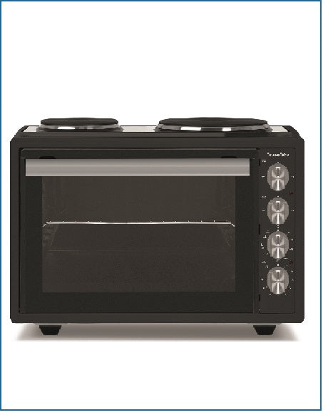 mini oven with hot plates