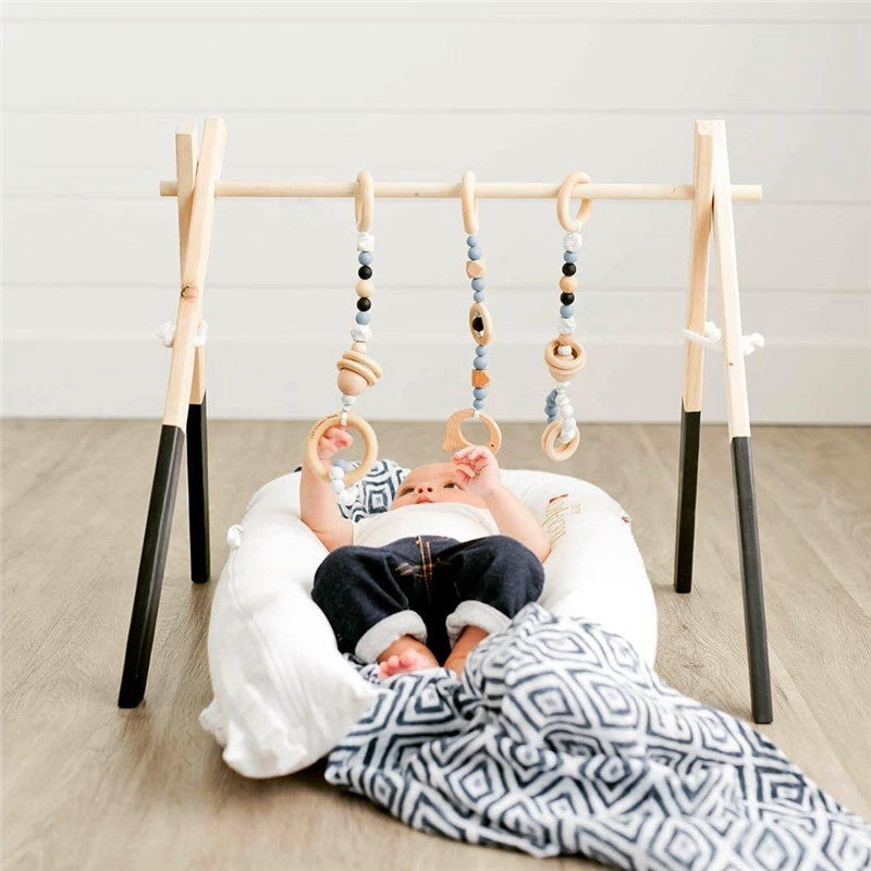 wooden baby play