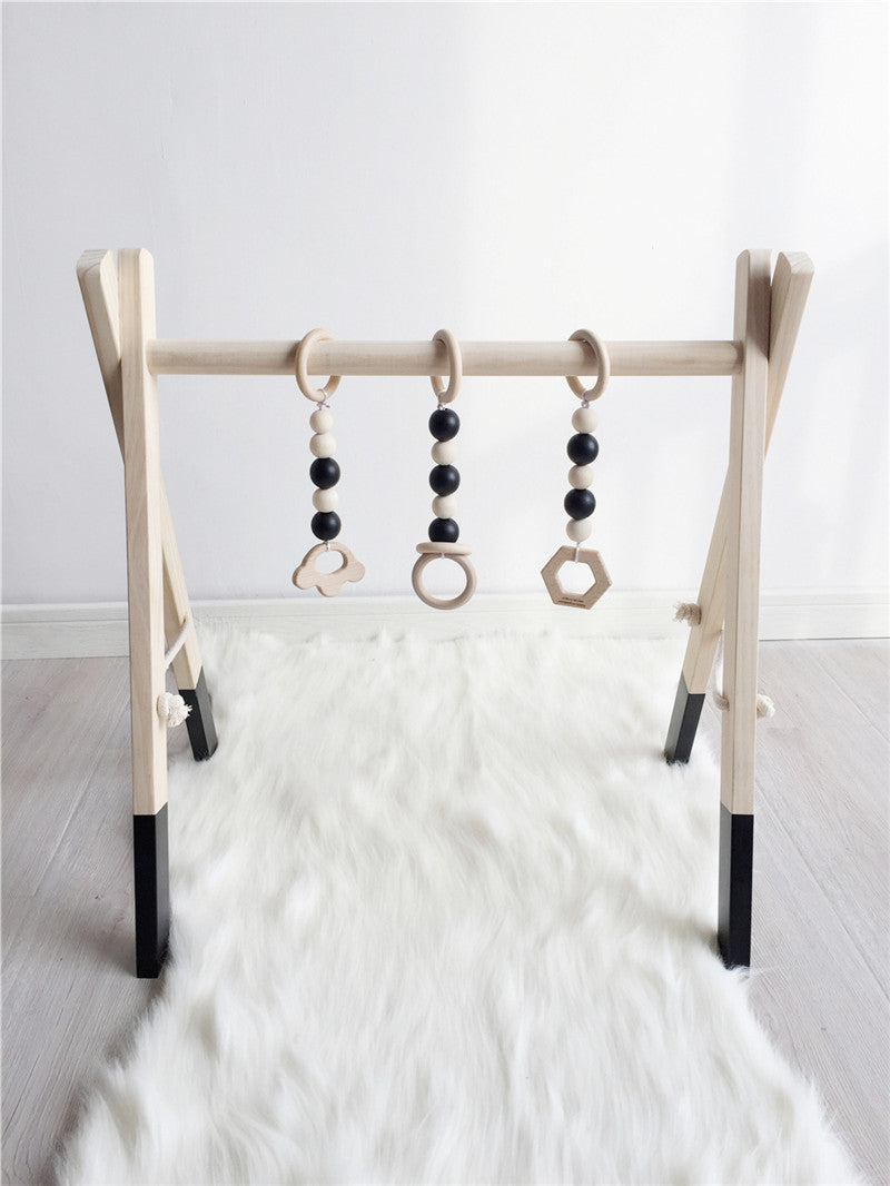 wooden play gym