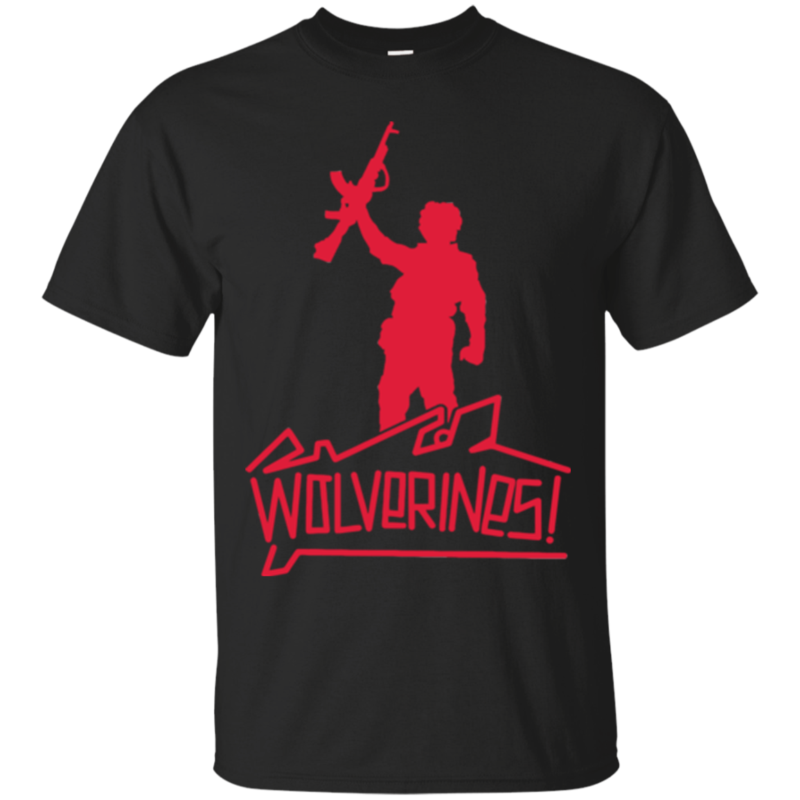 red dawn wolverines shirt