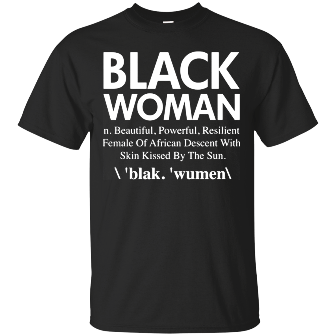 Black Woman Shirts Black Woman Definition - Teebubbles