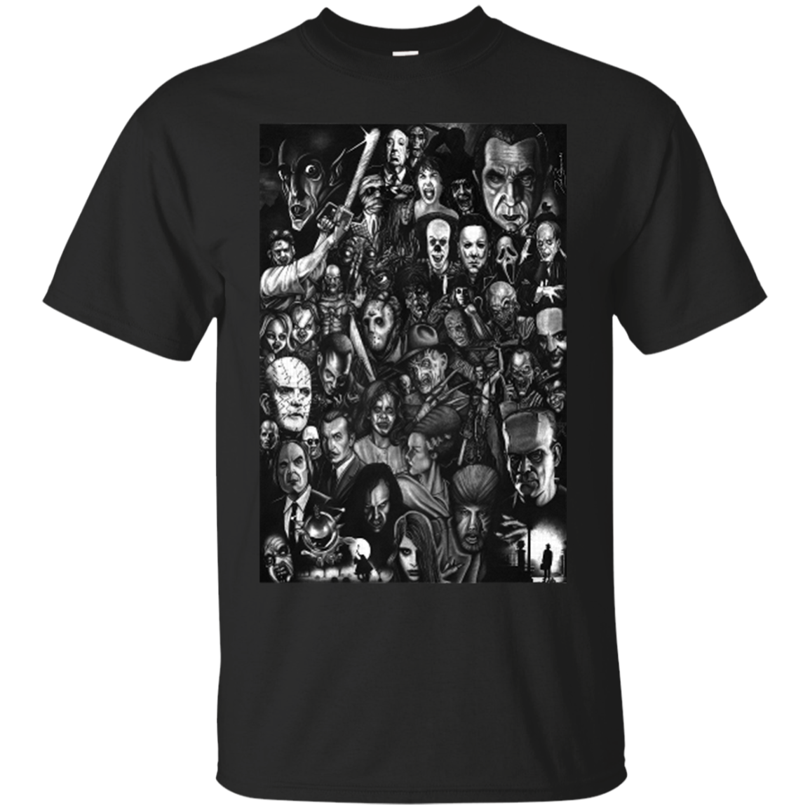 Scariest Horror Movie Characters Shirts - Teebubbles