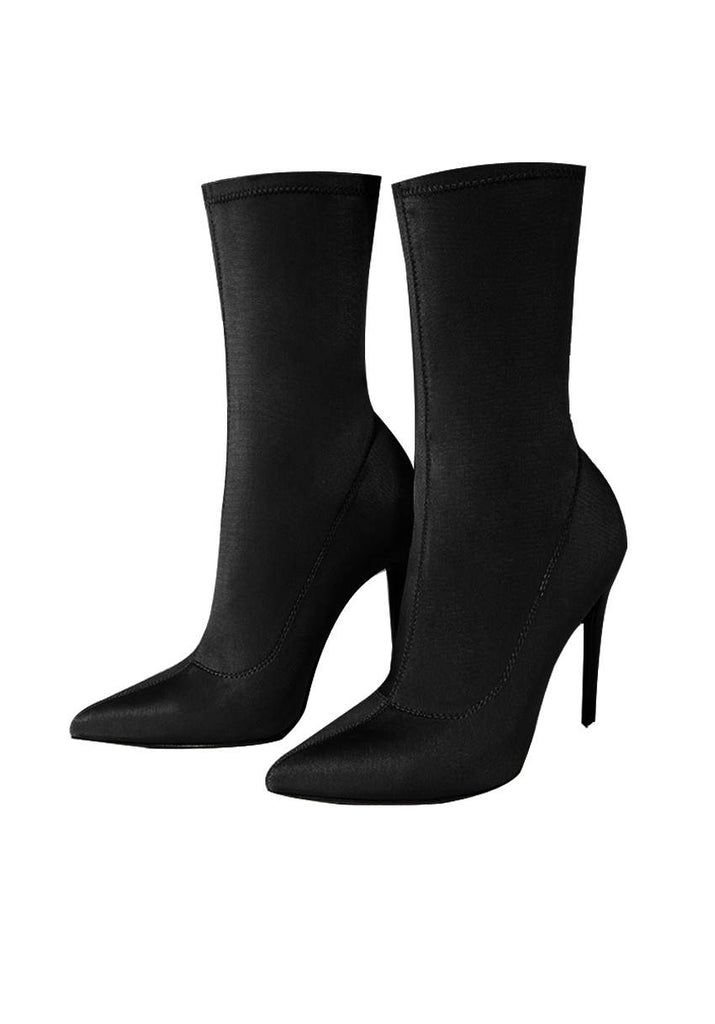 Black Stiletto Heel Boots – AX Paris