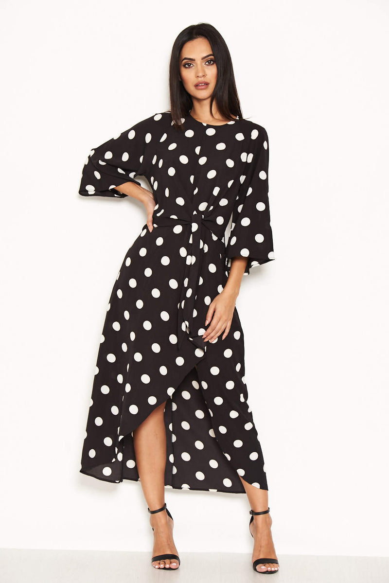 ax paris red polka dot dress