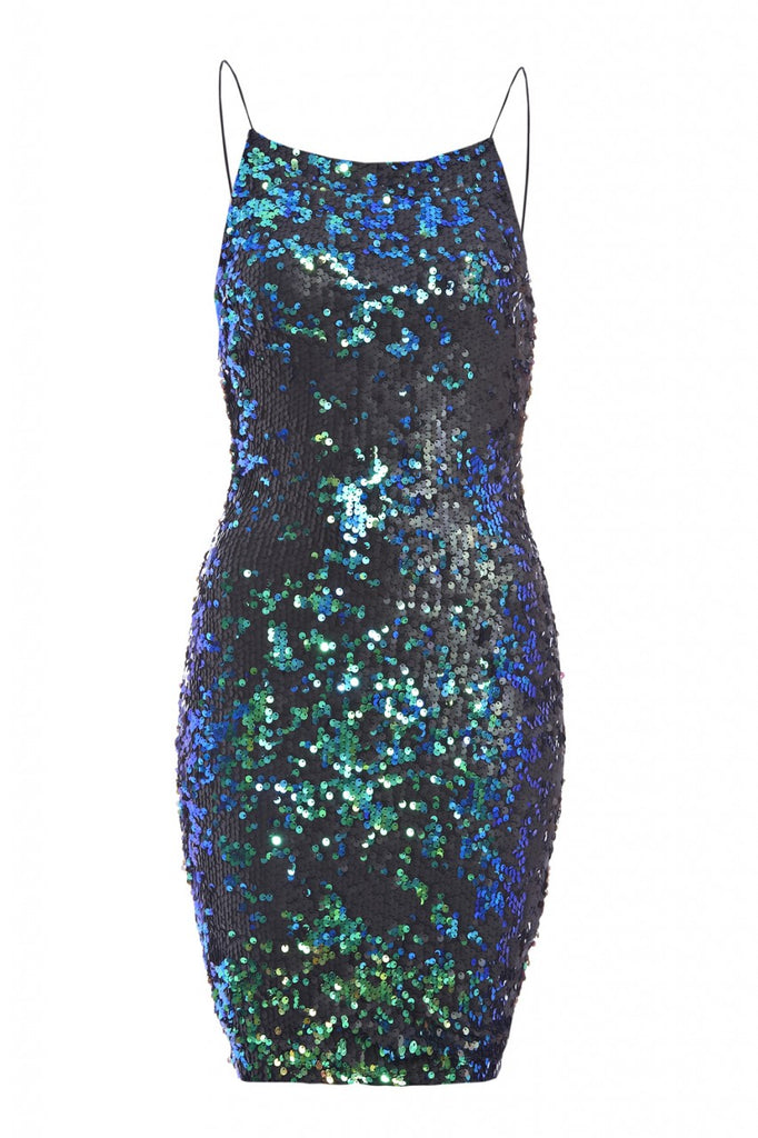 Coloured Sequin Covered Bodycon Dress – AX Paris