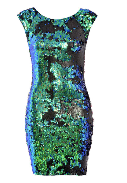 Iridescent Sequin Bodycon Dress – AX Paris
