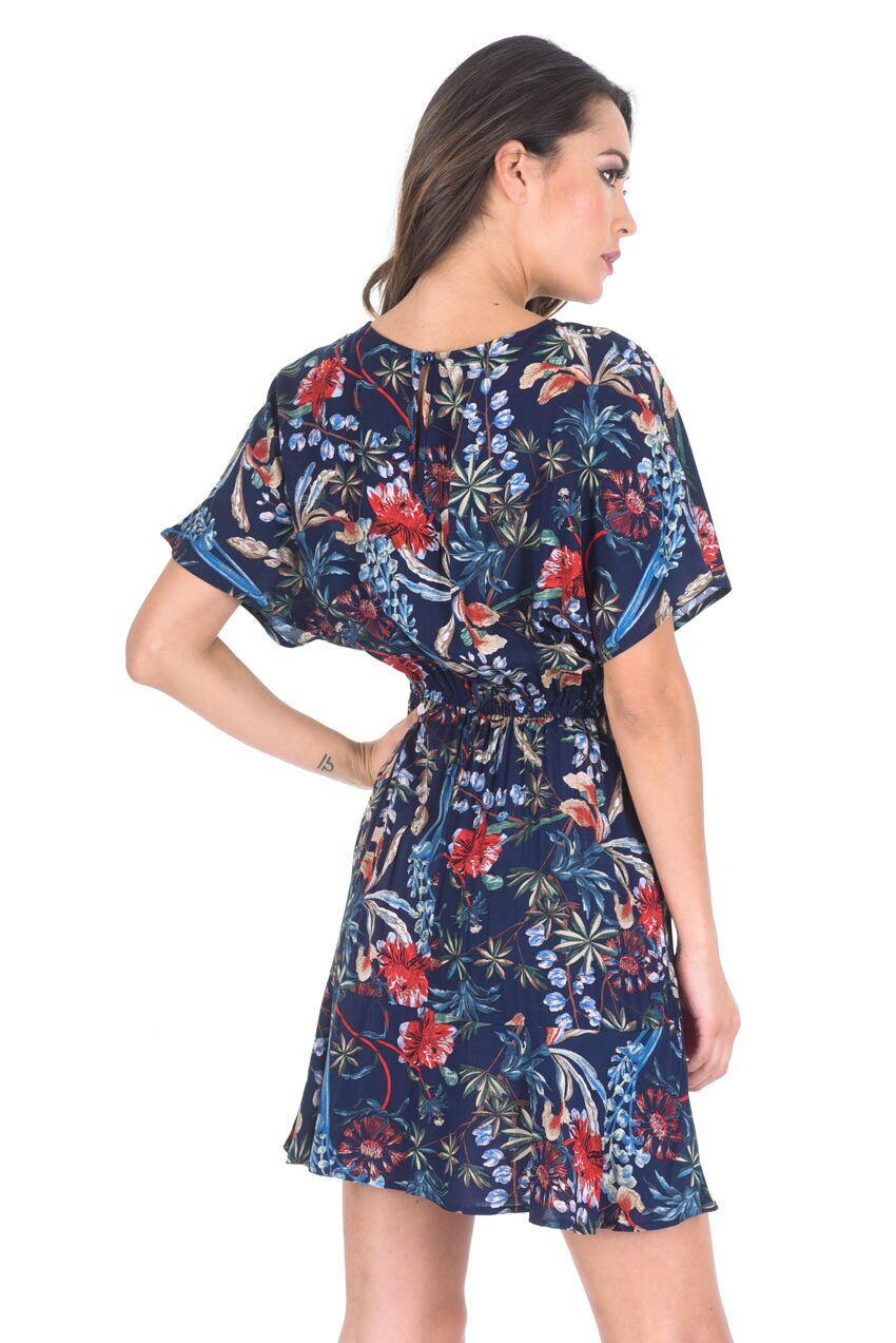 Navy Floral Summer Dress – AX Paris