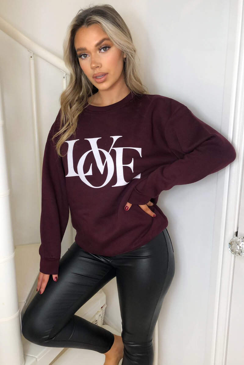 ax paris love sweatshirt