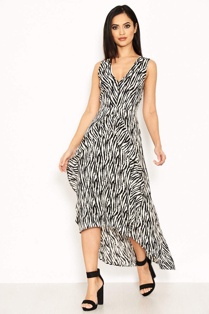 Zebra Animal Print Maxi Dress – AX Paris