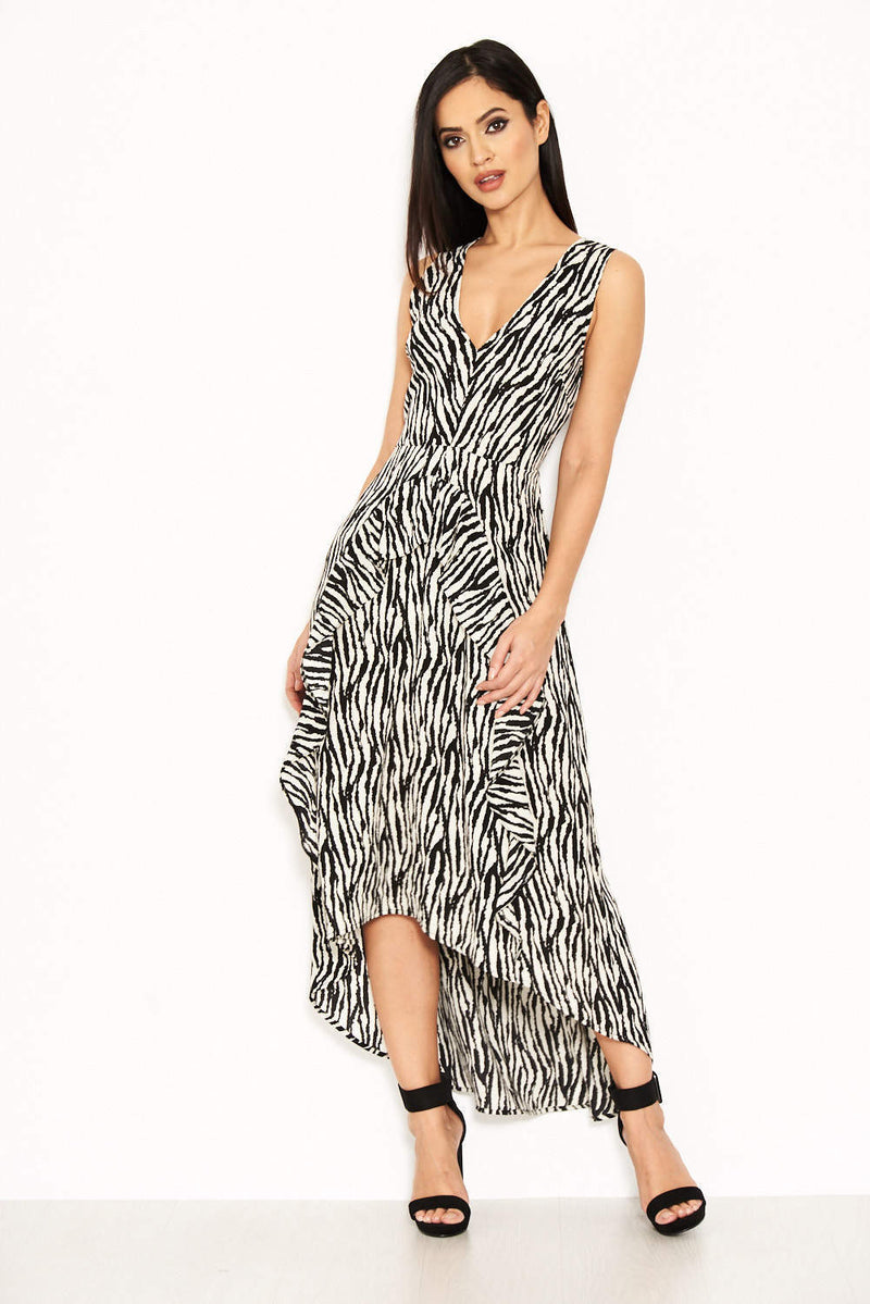 spotted zebra dress