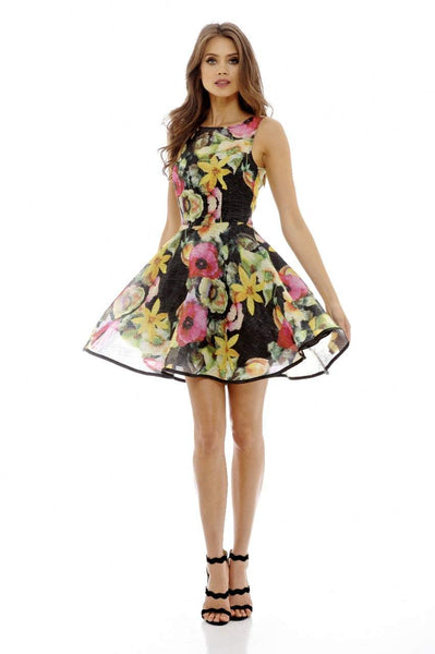 Floral Midi Skater Dress – Ax Paris