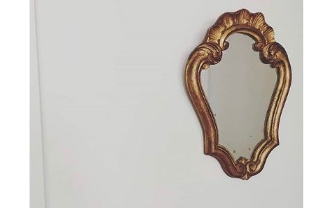 Petit miroir style régence