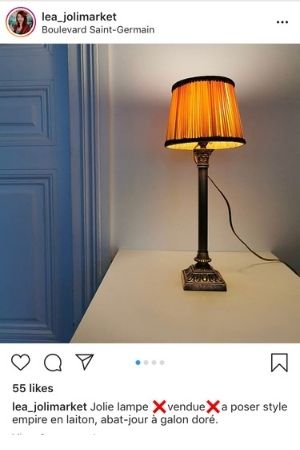 lampe vintage sur instagram