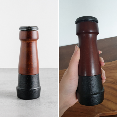 Pepper Mill: Classic and Modern, Wood and Cast Iron