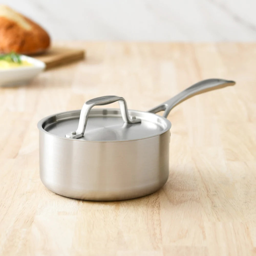  Cyrosa 2 Quart Saucepan with Lid, Stainless Steel