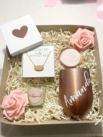 PRETTY IN PINK BRIDESMAID GIFT BOX CURATED GIFT BOX FOR BRIDES