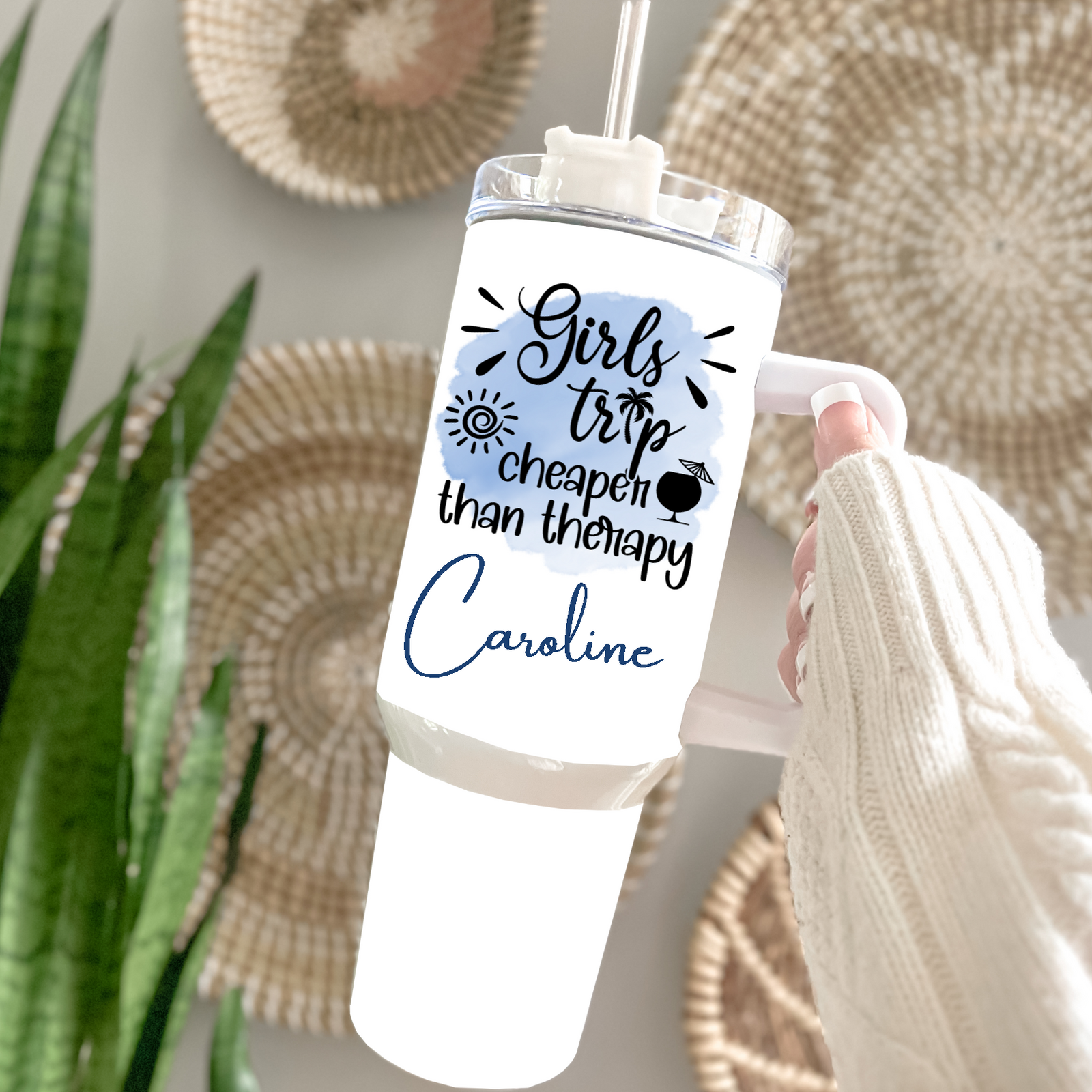 40oz Girls Trip Insulated Tumbler - Bridesmaid Gifts Boutique