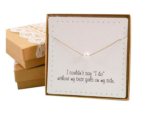 Simple Necklace for Bridesmaids