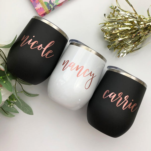 Bridesmaid Gift Wine Cup