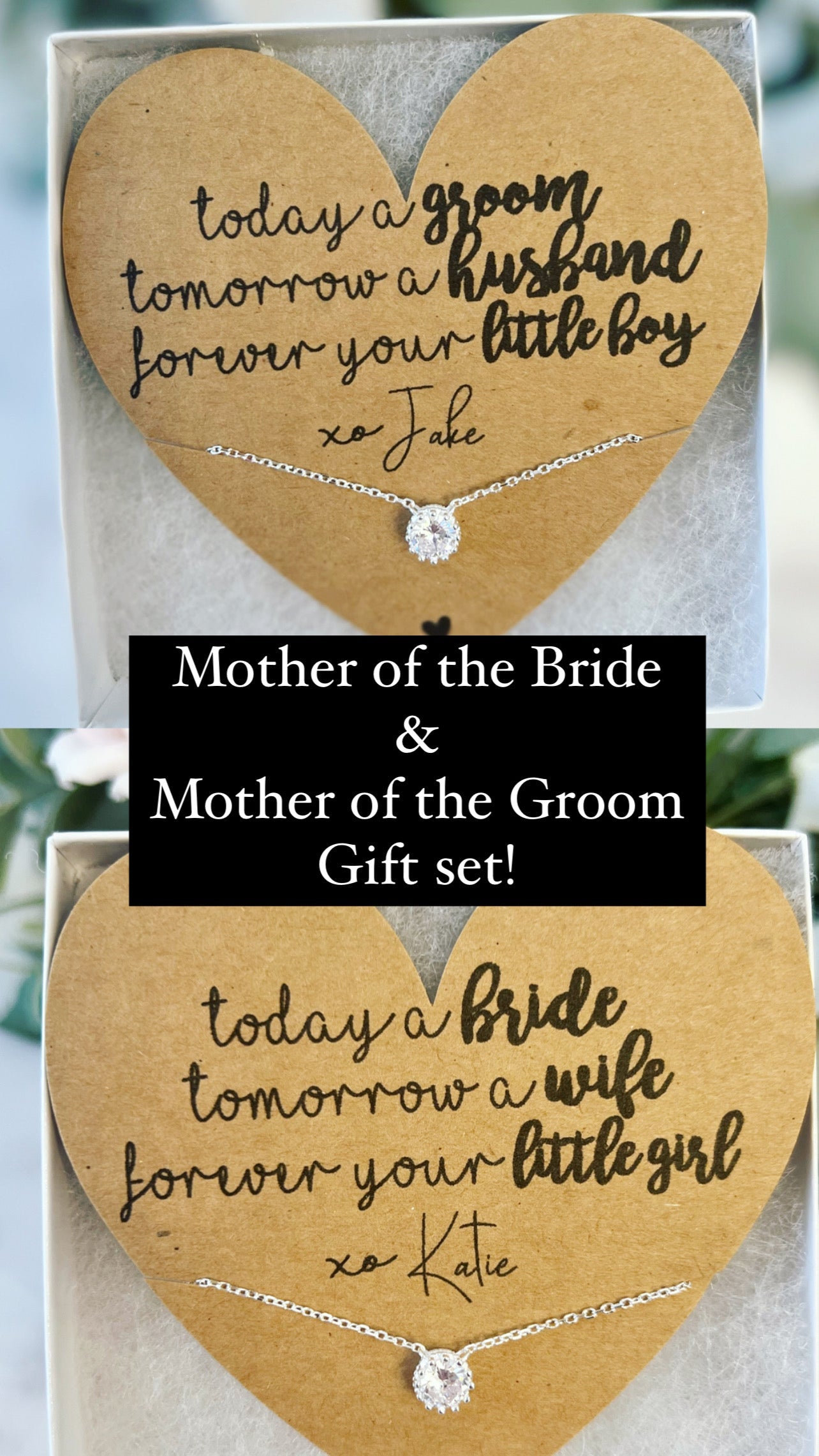 Mother of The Bride and Groom Gift Set! Mother of Groom