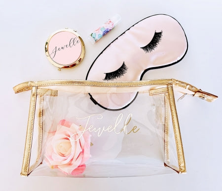 Rose Gold Make up Bag Personalized Make up Bag Bridesmaid Make 