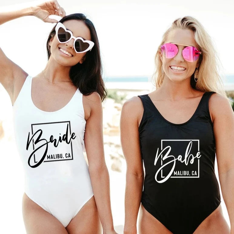 Personalized Wedding Swimsuit - Bridesmaid Gifts Boutique