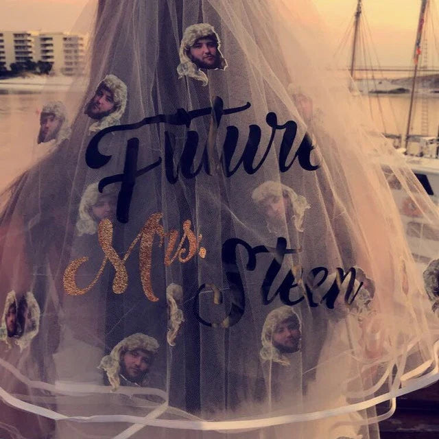 Bride Veil Bachelorette Party Veil Bridal Shower Veil Bride to Be