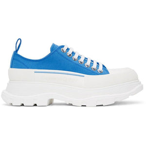 Alexander McQueen SSENSE Exclusive Blue Tread Slick Sneakers – BlackSkinny