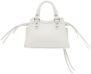 Balenciaga Leather Classic 12 Town Bag In Ivory  ModeSens