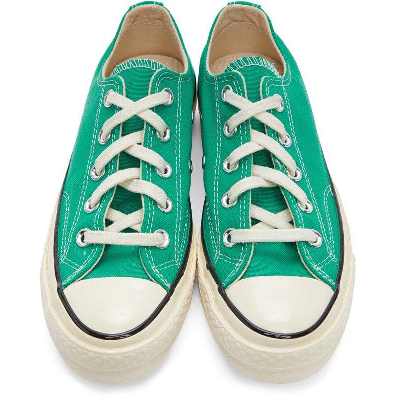 converse green chuck 70 ox sneakers