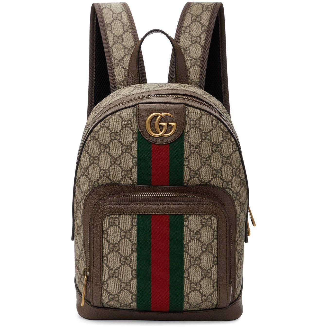 gucci beige backpack