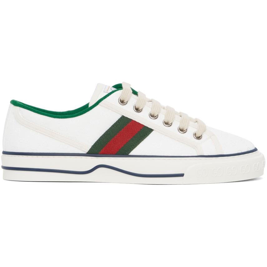 Gucci White GG Supreme 'Gucci Tennis 1977' Sneakers – BlackSkinny