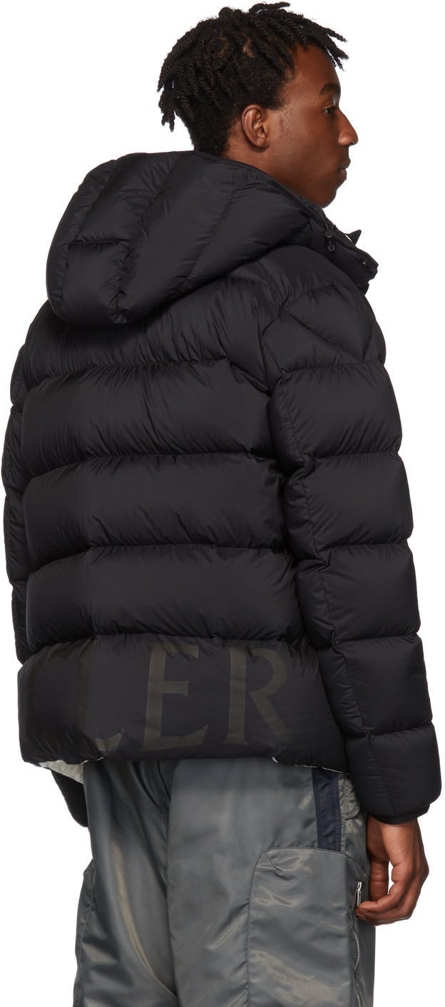 moncler black down wilms jacket