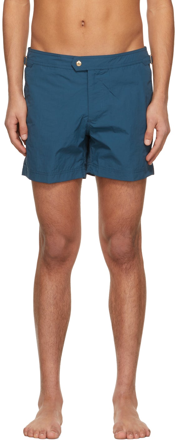 TOM FORD Blue Nylon Swim Shorts – BlackSkinny