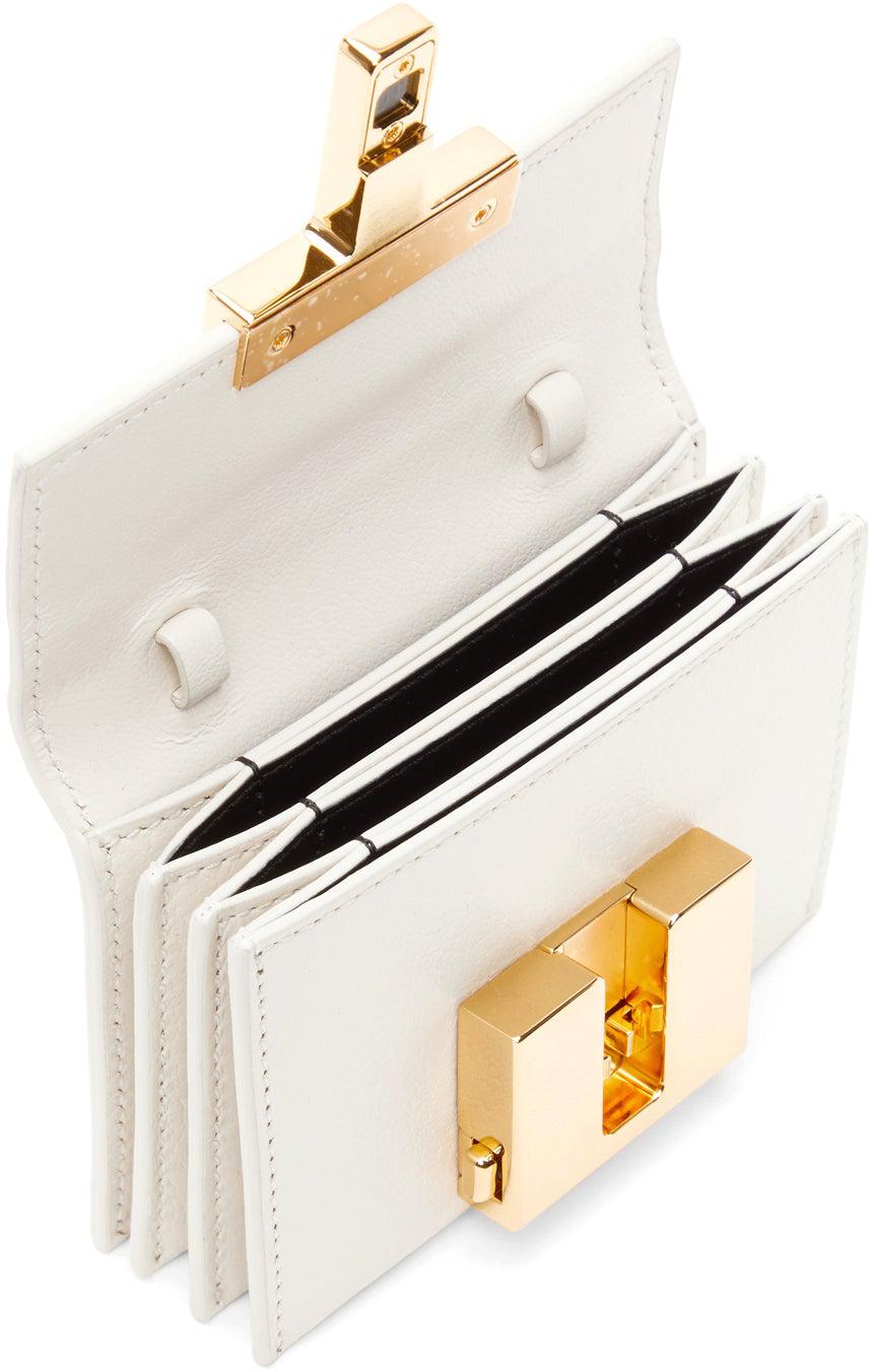 TOM FORD White Logo-Engraved Card Holder Bag – BlackSkinny