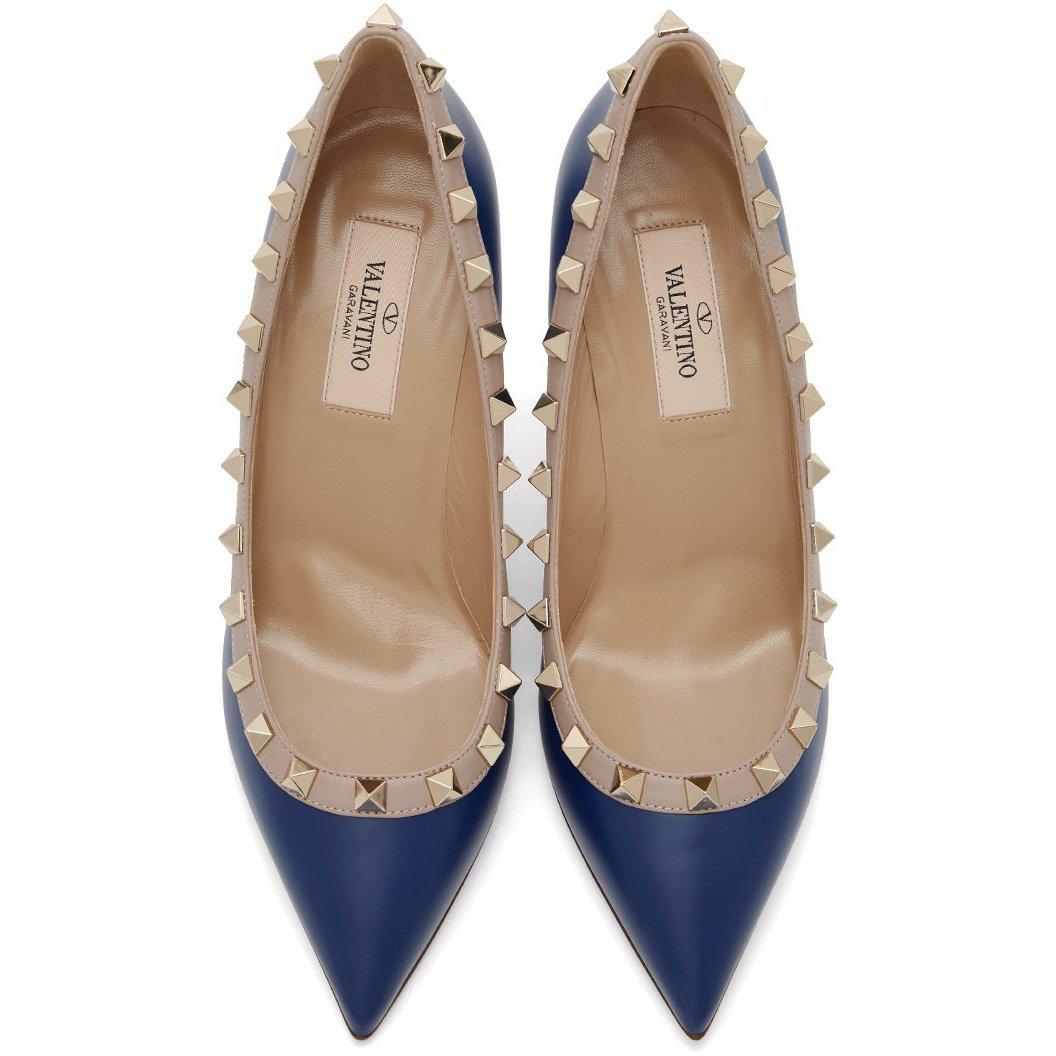 valentino navy shoes