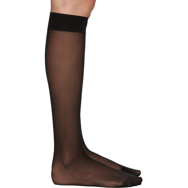 Wolford Black Individual 10 Knee-High Socks – BlackSkinny