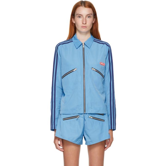 adidas LOTTA VOLKOVA Blue Zip Shirt Jacket – BlackSkinny