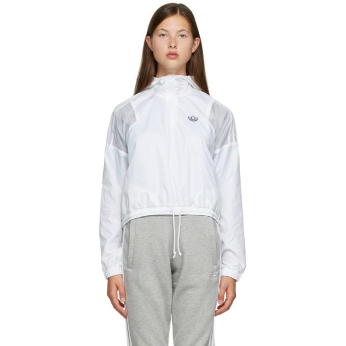 adidas cropped windbreaker