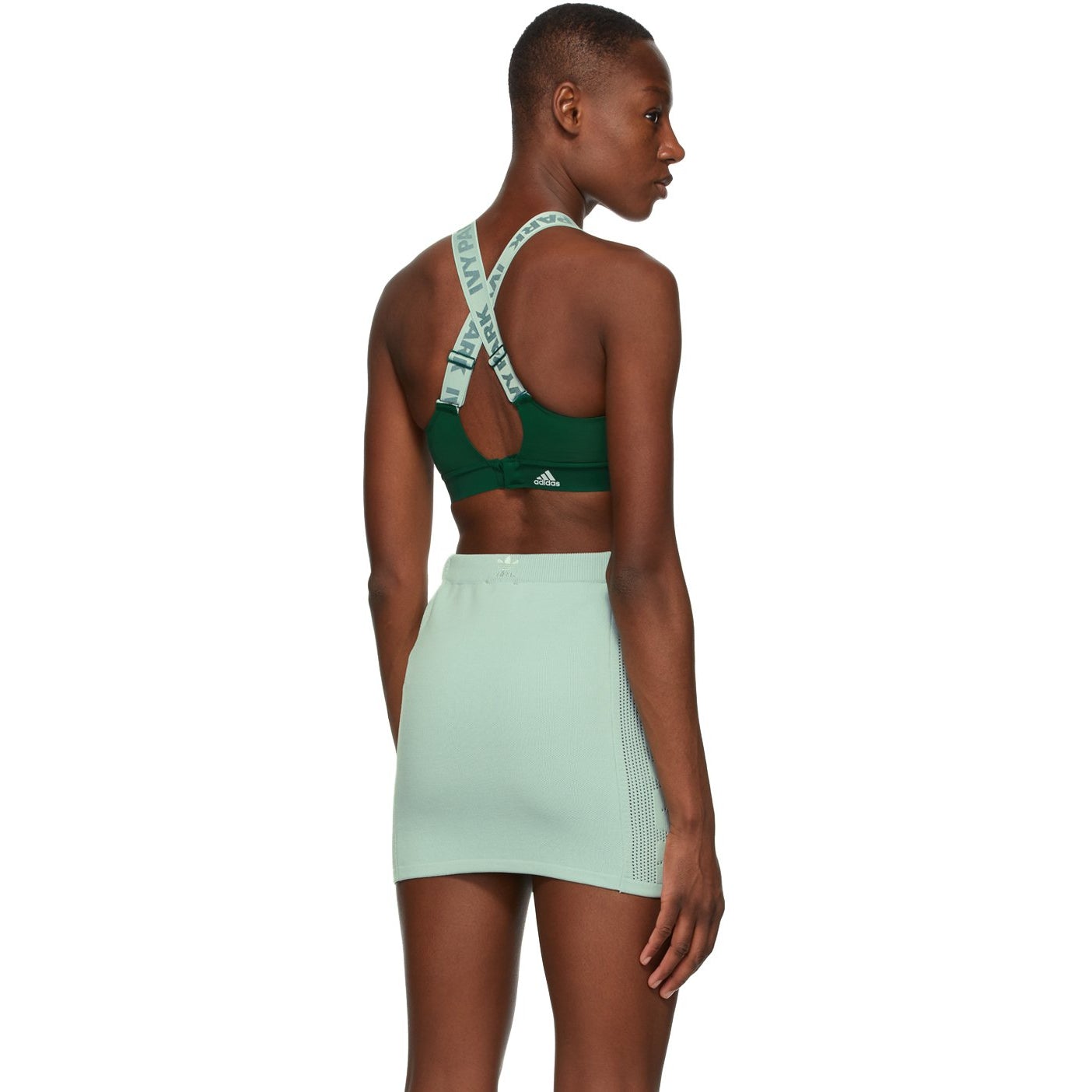 ivy park green crop top