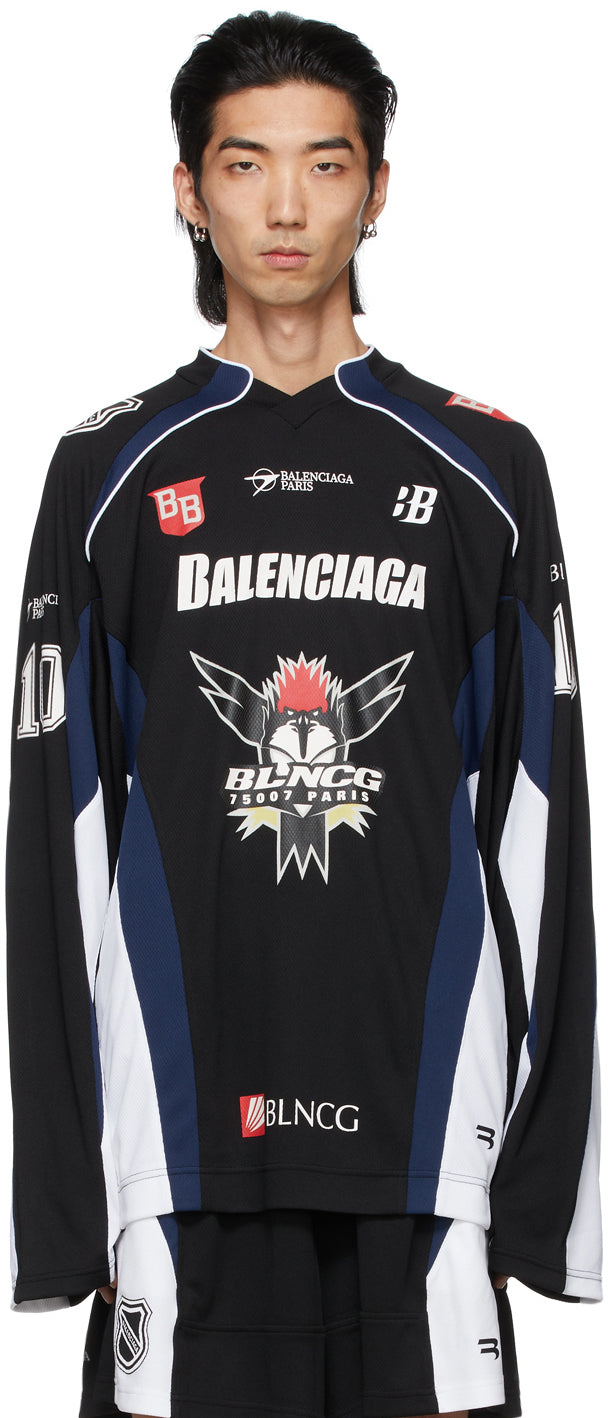 balenciaga hockey shirt