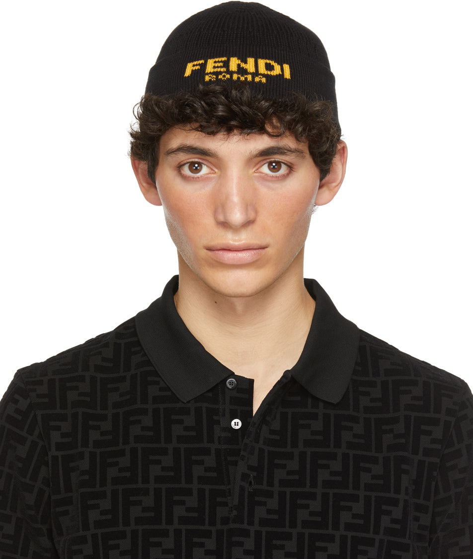 fendi black beanie