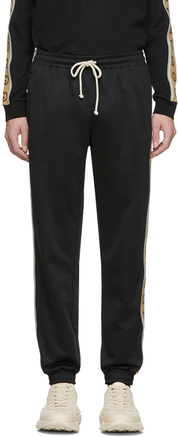 gucci technical jersey jogging pant