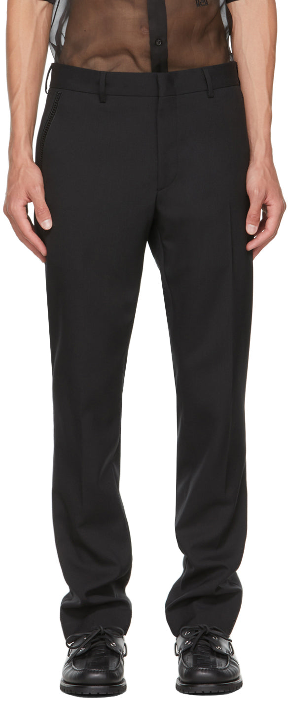 fendi black trousers