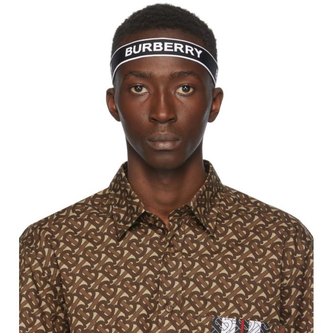 burberry logo headband