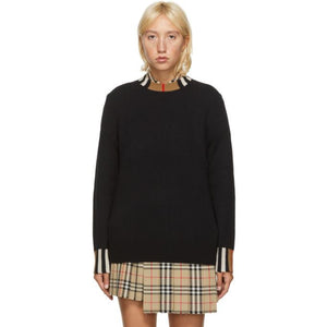 burberry icon stripe cashmere sweater